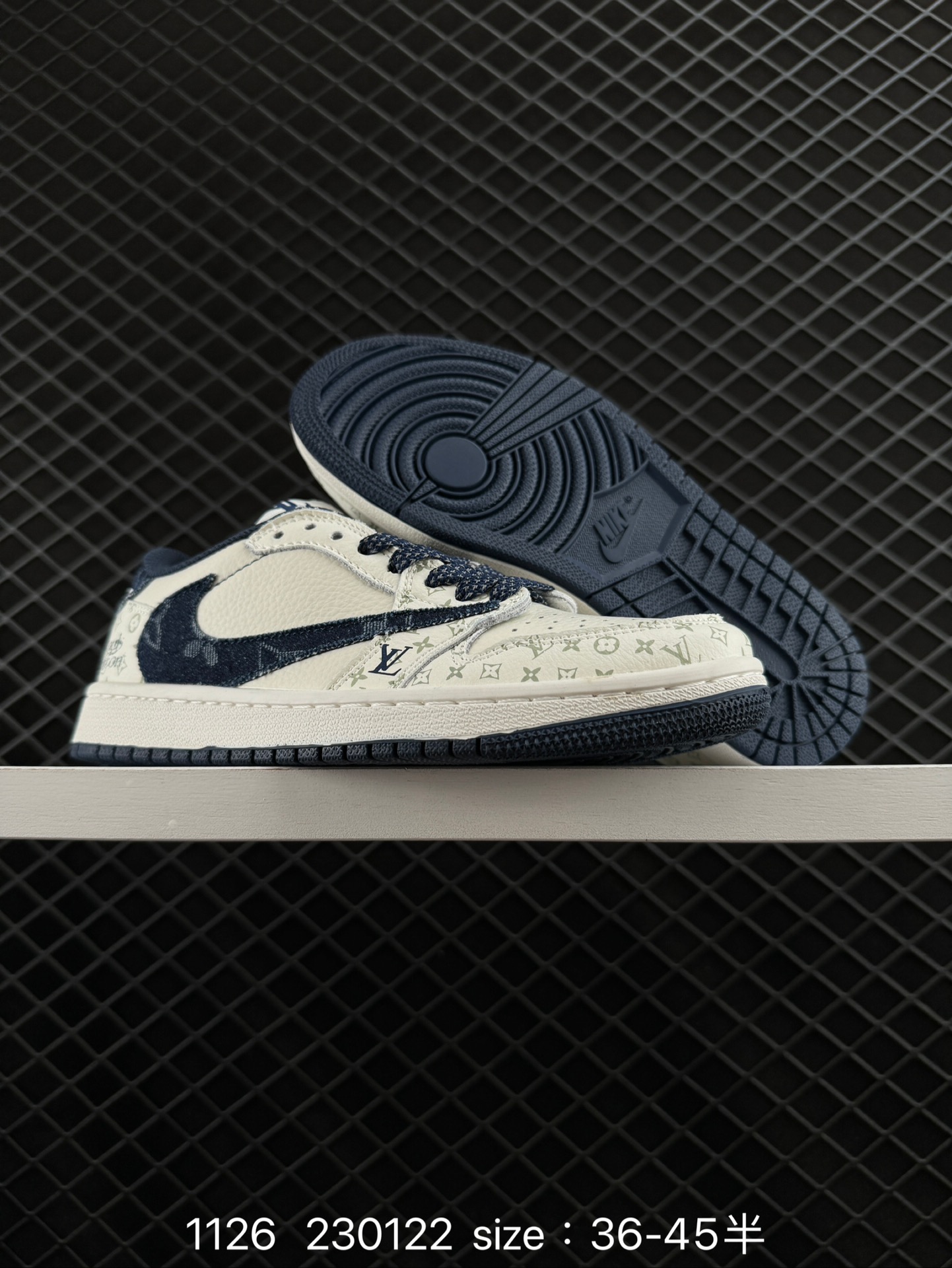 Louis Vuitton x Travis Scott x Nike Air Jordan 1 Low OG SP